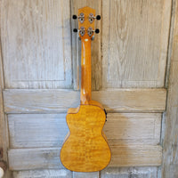 Ohana Concert CK-70WGCE Solid Spruce/ Laminate Willow Cutaway A/E Ukulele h707