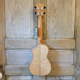 Ohana Concert CK-75CG All Solid Spruce / Flame Maple Cutaway Ukulele h708