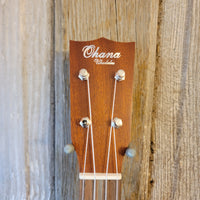 Ohana Concert CK-39 All Solid Mahogany Vintage 3M-Style Ukulele h711