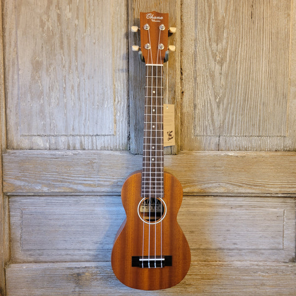 Ohana Super Soprano Long Neck SK-30M All Solid Mahogany Satin Ukulele h730