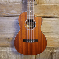 Ohana Tenor TK-20CE Solid Mahogany Top / Laminate Back and Sides A/E Cutaway Ukulele h731