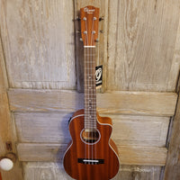 Ohana Tenor TK-20CE Solid Mahogany Top / Laminate Back and Sides A/E Cutaway Ukulele h731