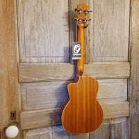 Ohana Tenor TK-20CE Solid Mahogany Top / Laminate Back and Sides A/E Cutaway Ukulele h731