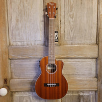 Ohana Tenor TK-20CE Solid Mahogany Top / Laminate Back and Sides A/E Cutaway Ukulele h732