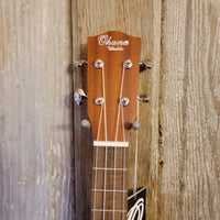 Ohana Tenor TK-20CE Solid Mahogany Top / Laminate Back and Sides A/E Cutaway Ukulele h732