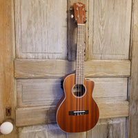 Ohana Tenor TK-20CE Solid Mahogany Top / Laminate Back and Sides A/E Cutaway Ukulele h732
