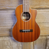 Ohana Tenor TK-20CE Solid Mahogany Top / Laminate Back and Sides A/E Cutaway Ukulele h732