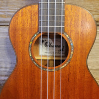 Ohana Tenor TK-32 All Solid Mahogany with Fretboard Inlay Slotted Headstock Ukulele h734