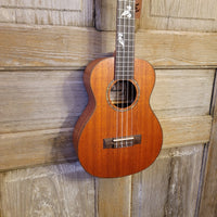 Ohana Tenor TK-32 All Solid Mahogany with Fretboard Inlay Slotted Headstock Ukulele h734