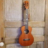 Ohana Tenor TK-32 All Solid Mahogany with Fretboard Inlay Slotted Headstock Ukulele h734