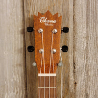 Ohana Tenor Pineapple PKT-25G All Solid Mahogany Gloss Ukulele h478