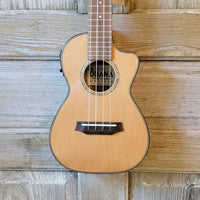 Ohana Concert CK-260GCE All Solid Cedar / Acacia A/E Cutaway Ukulele h752