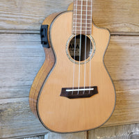 Ohana Concert CK-260GCE All Solid Cedar / Acacia A/E Cutaway Ukulele h752