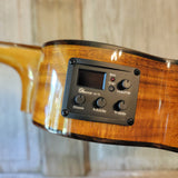 Ohana Concert CK-260GCE All Solid Cedar / Acacia A/E Cutaway Ukulele h752