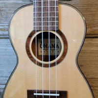 Ohana Concert CK-250G All Solid Spruce / Acacia Slotted Headstock Ukulele h754