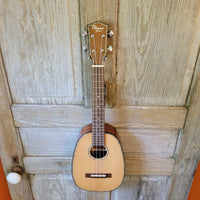 Ohana Tenor Pineapple PKT-70G All Solid Spruce / Mahogany Gloss Ukulele h755