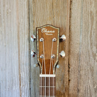 Ohana Tenor Pineapple PKT-70G All Solid Spruce / Mahogany Gloss Ukulele h755