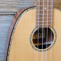 Ohana Tenor Pineapple PKT-70G All Solid Spruce / Mahogany Gloss Ukulele h756