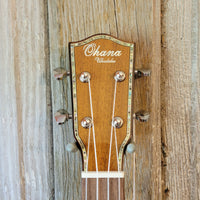 Ohana Tenor Pineapple PKT-70G All Solid Spruce / Mahogany Gloss Ukulele h756