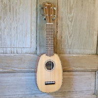 Ohana Pineapple Sopranino TPK-70G All Solid Spruce / Mahogany w Abalone Ukulele h758