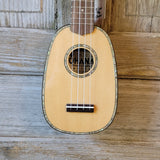 Ohana Pineapple Sopranino TPK-70G All Solid Spruce / Mahogany w Abalone Ukulele h759