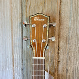 Ohana Pineapple Sopranino TPK-70G All Solid Spruce / Mahogany w Abalone Ukulele h759
