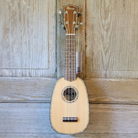 Ohana Pineapple Sopranino TPK-70G All Solid Spruce / Mahogany w Abalone Ukulele h759