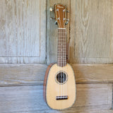 Ohana Pineapple Sopranino TPK-70G All Solid Spruce / Mahogany w Abalone Ukulele h759