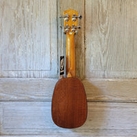Ohana Pineapple Sopranino TPK-70G All Solid Spruce / Mahogany w Abalone Ukulele h760