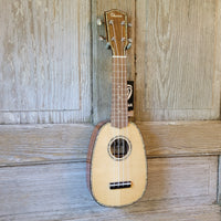 Ohana Pineapple Sopranino TPK-70G All Solid Spruce / Mahogany w Abalone Ukulele h761