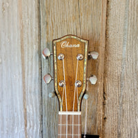 Ohana Pineapple Sopranino TPK-70G All Solid Spruce / Mahogany w Abalone Ukulele h761