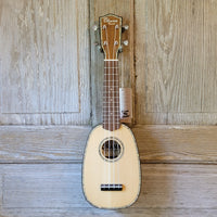 Ohana Pineapple Sopranino TPK-70G All Solid Spruce / Mahogany w Abalone Ukulele h762
