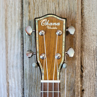 Ohana Pineapple Sopranino TPK-70G All Solid Spruce / Mahogany w Abalone Ukulele h762