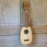 Ohana Pineapple Sopranino TPK-70G All Solid Spruce / Mahogany w Abalone Ukulele h762