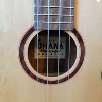 Ohana Tenor TK-6 All Solid Sitka Spruce / Acacia Ukulele h765