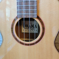 Ohana Tenor TK-6 All Solid Sitka Spruce / Acacia Ukulele h766
