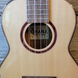Ohana Tenor TK-6 All Solid Sitka Spruce / Acacia Ukulele h767