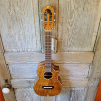 Ohana Tenor TK-7 All Solid Acacia Confort Edge Florentine Cutaway Ukulele h768