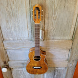Ohana Tenor TK-7 All Solid Acacia Confort Edge Florentine Cutaway Ukulele h768
