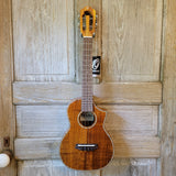 Ohana Tenor TK-7 All Solid Acacia Confort Edge Florentine Cutaway Ukulele h769