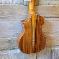 Ohana Tenor TK-7 All Solid Acacia Confort Edge Florentine Cutaway Ukulele h769