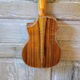 Ohana Tenor TK-7 All Solid Acacia Confort Edge Florentine Cutaway Ukulele h769