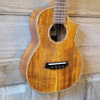 Ohana Tenor TK-7 All Solid Acacia Confort Edge Florentine Cutaway Ukulele h770