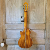 Ohana Tenor TK-7 All Solid Acacia Confort Edge Florentine Cutaway Ukulele h770