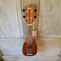 Ohana Sopranissimo Pineapple TTPK-25G Solid Mahogany Teenie Tiny Ukulele h771