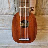 Ohana Sopranissimo Pineapple TTPK-25G Solid Mahogany Teenie Tiny Ukulele h771