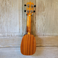 Ohana Sopranissimo Pineapple TTPK-25G Solid Mahogany Teenie Tiny Ukulele h771