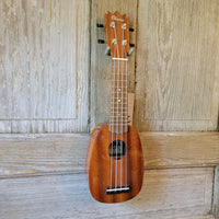Ohana Sopranissimo Pineapple TTPK-25G Solid Mahogany Teenie Tiny Ukulele h772
