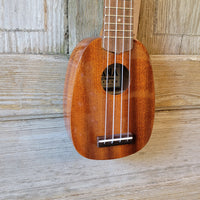 Ohana Sopranissimo Pineapple TTPK-25G Solid Mahogany Teenie Tiny Ukulele h772