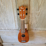 Ohana Sopranissimo Pineapple TTPK-25G Solid Mahogany Teenie Tiny Ukulele h774